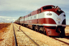 Diesel Freight train at Watson 64