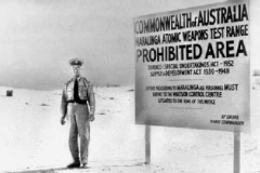 Maralinga Prohibited Area Sign