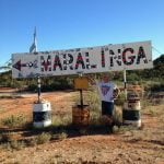 Maralinga welcome sign - photo courtesy David Jobson