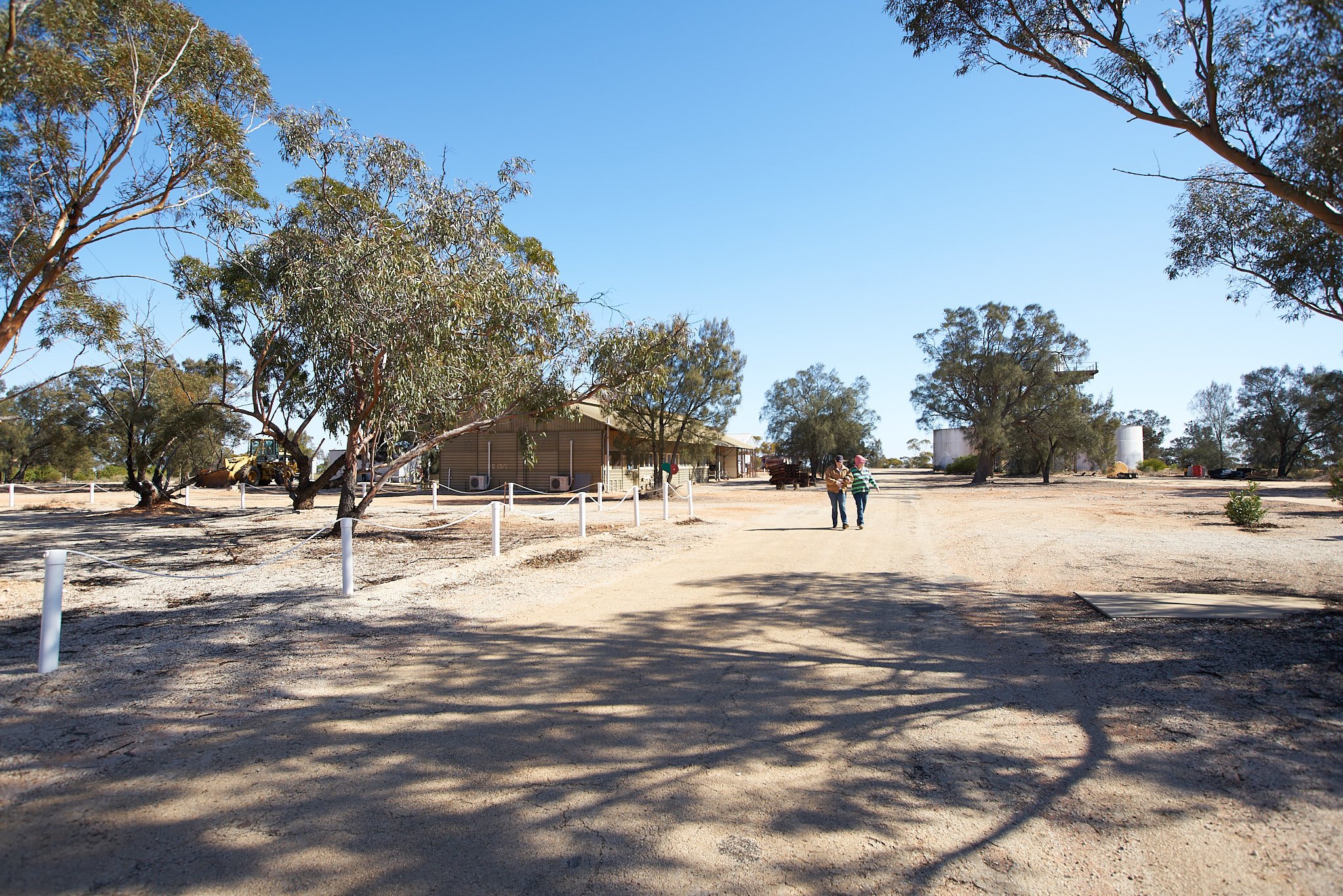 BQ6 building in the background houses the museum.